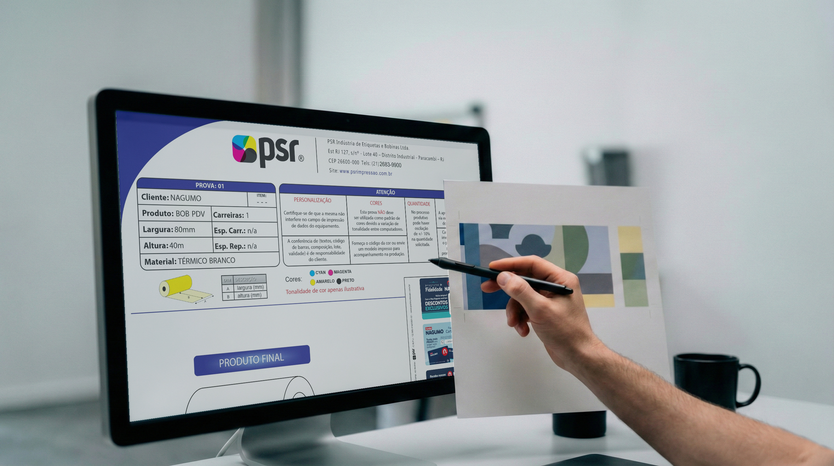 Desenvolvimento e aprovação de arte